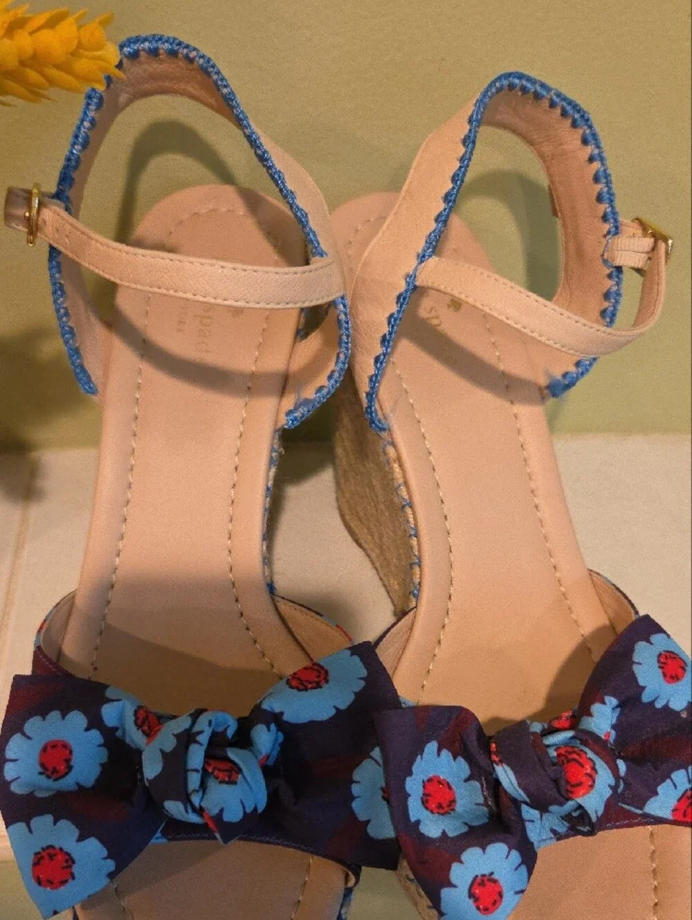 Kate Spade Floral Wedge Sandals